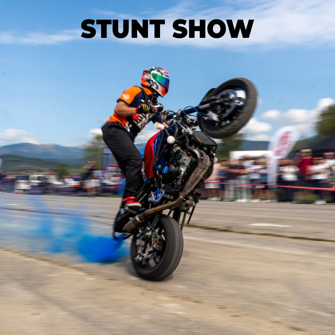 Stunt show at Slovak Car Festival 2026